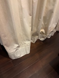 Vorhänge in den Zimmern