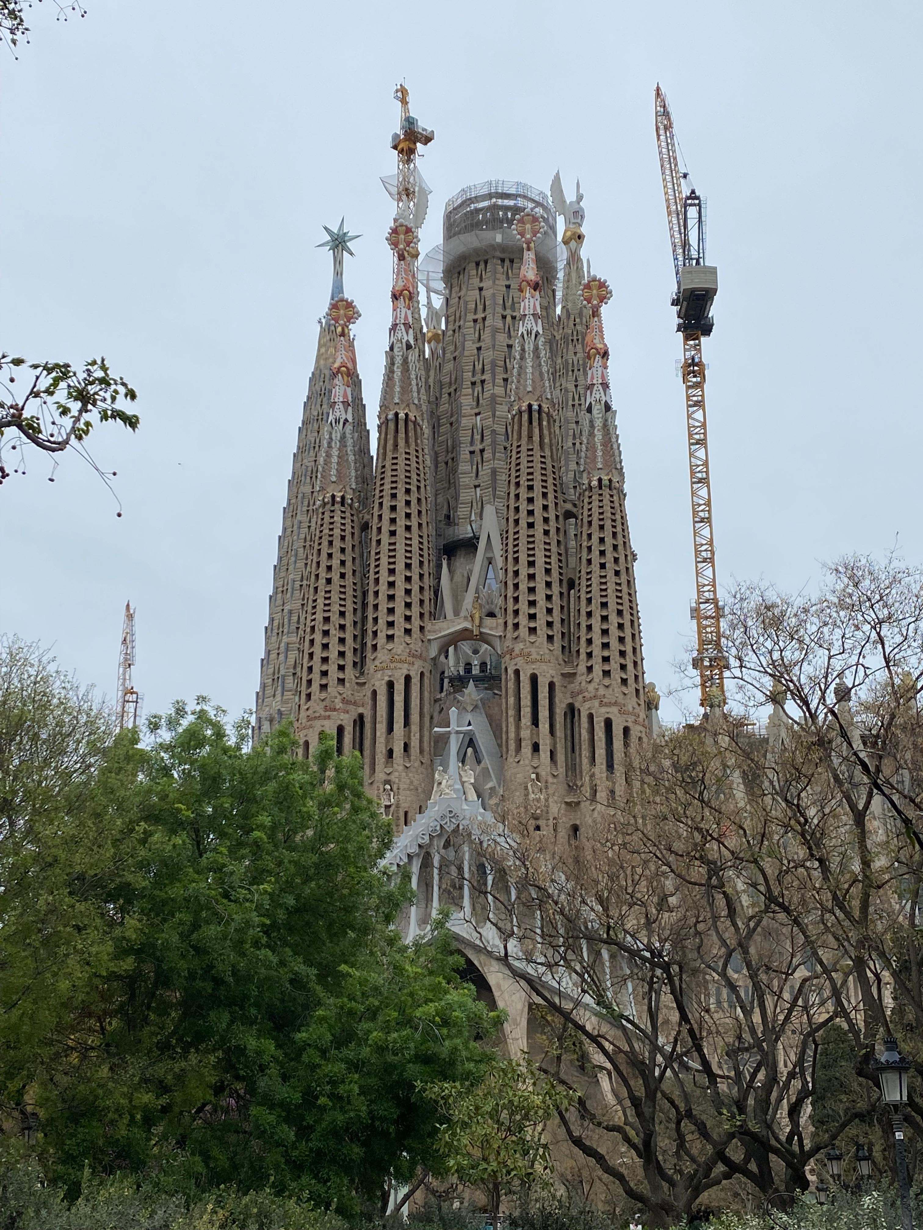A unas cuadras de La Sagrada Familia
