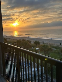 Sunrise the day we left