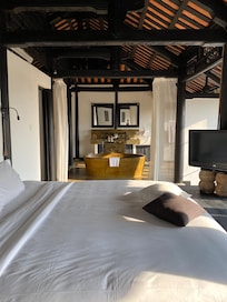 The top room in the pool villa