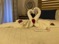 Towel sculpture