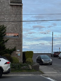 Right at beach access