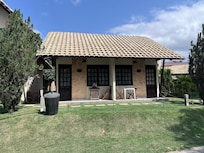 Visão do chalé que contém os quartos 09 e 10