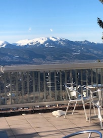 Vu de la salle de restaurant