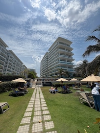 From the beach