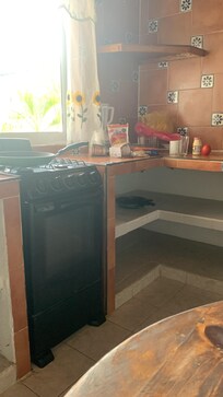 Cocina , comedor y refri