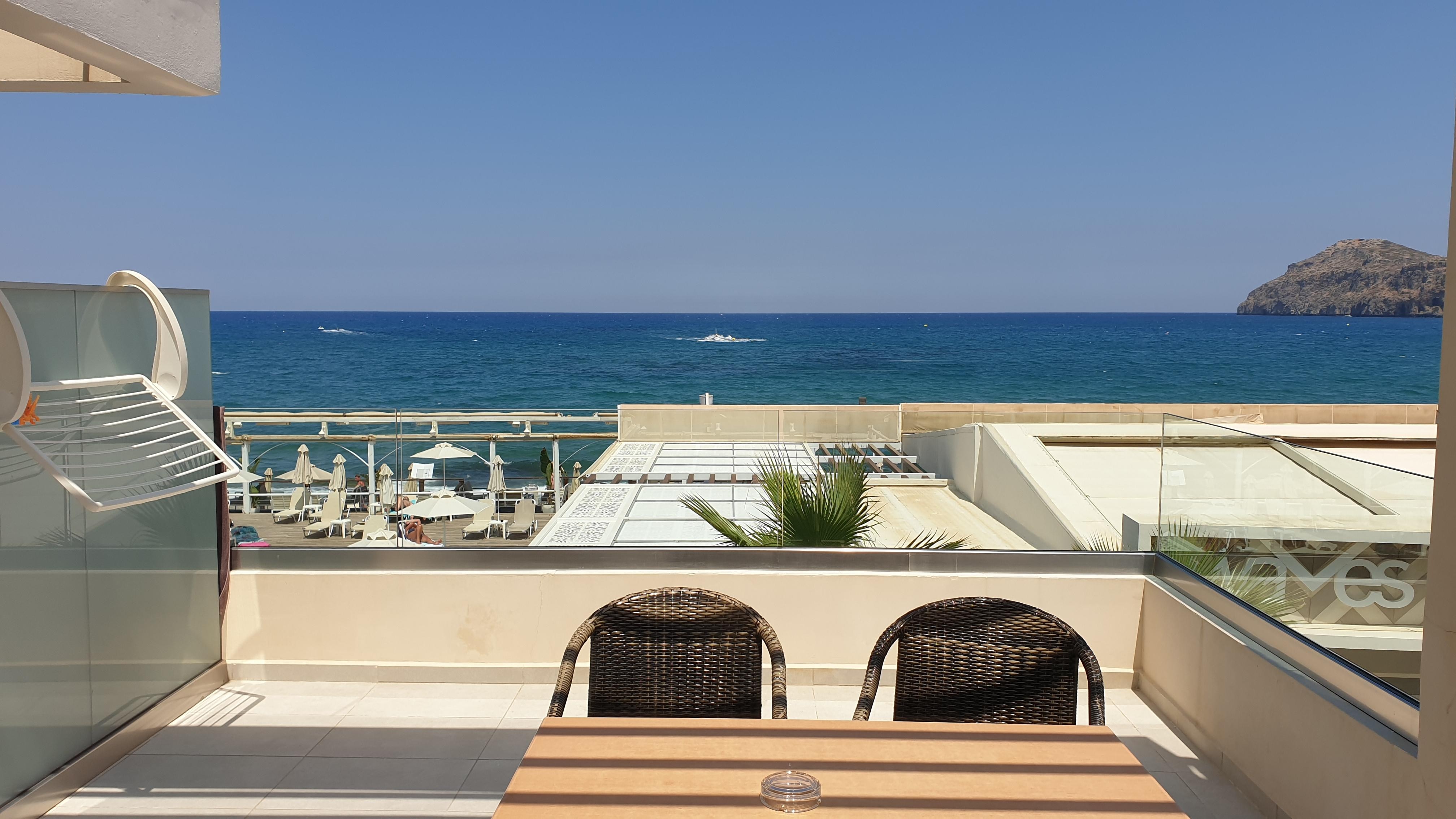 Huge terrace with sea view from room #51