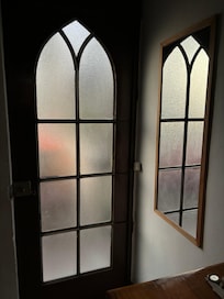 Inside doors in room, beautiful