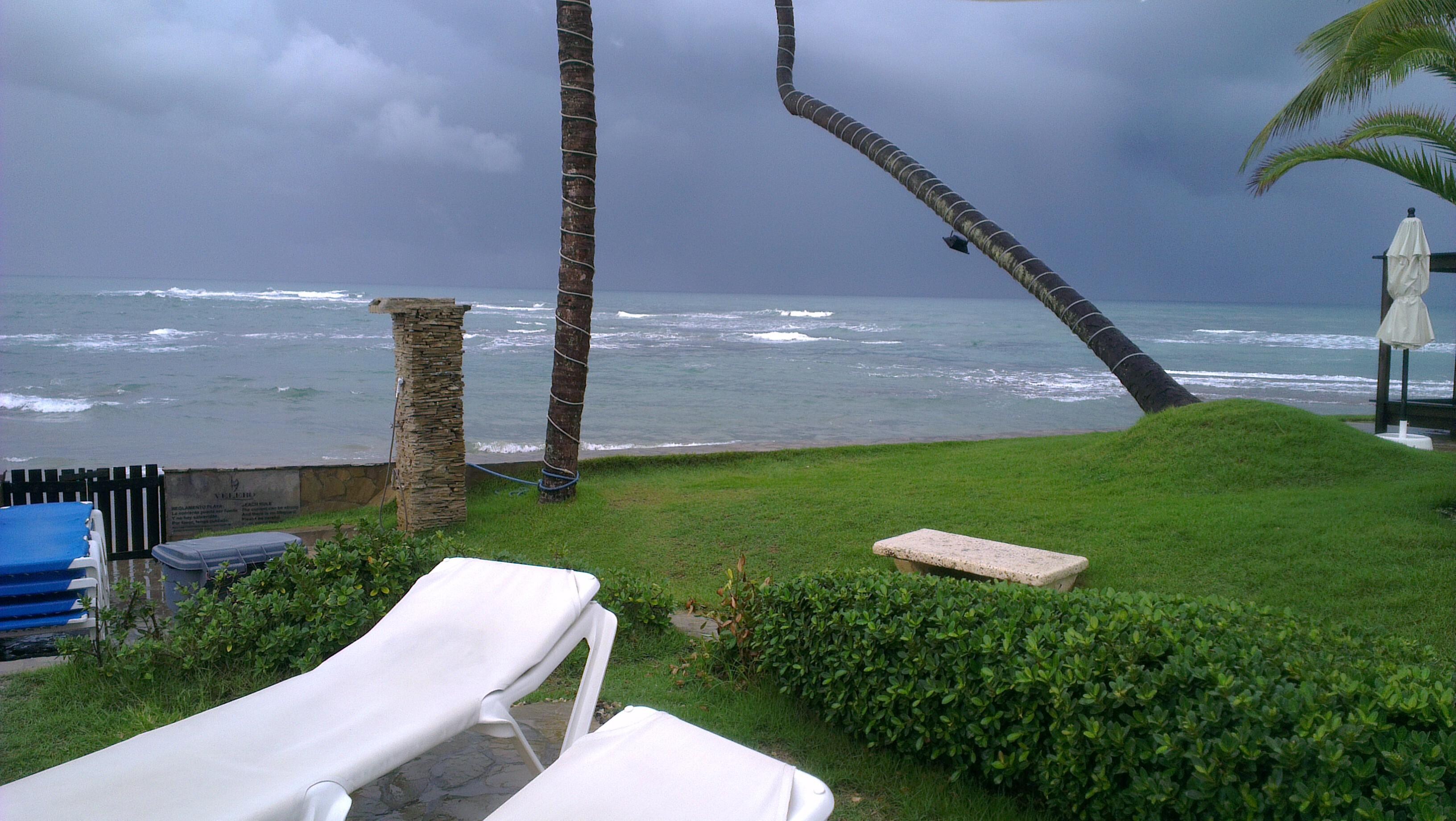 Vista dalla piscina