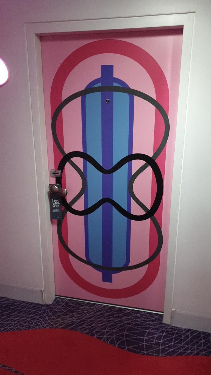 'Arty' doors