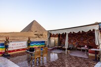 Atlantis Pyramids Inn view