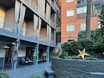 Área externa do lobby