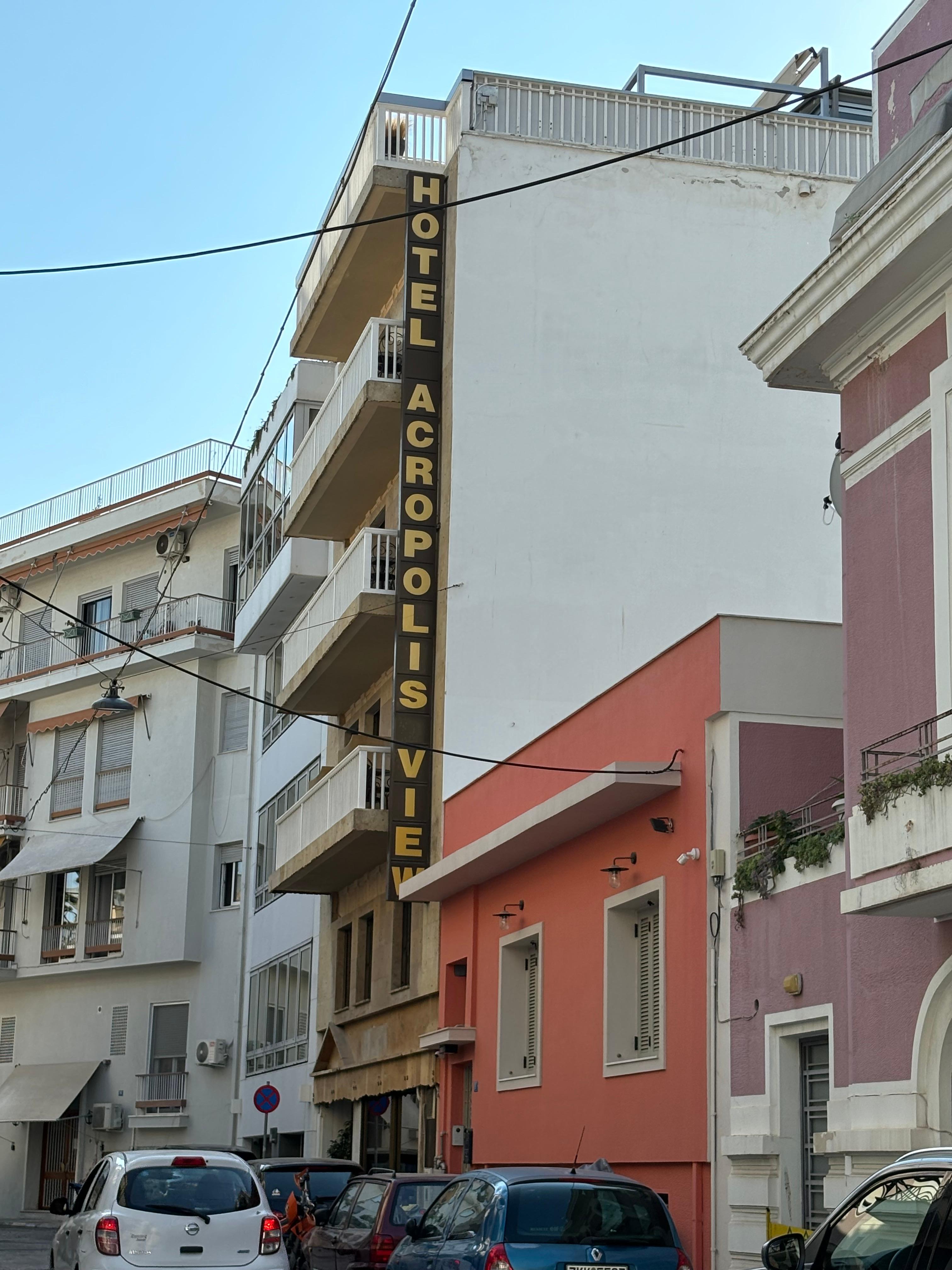 Street view of Acropolis View Hotel