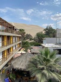 View from right outside our room door.