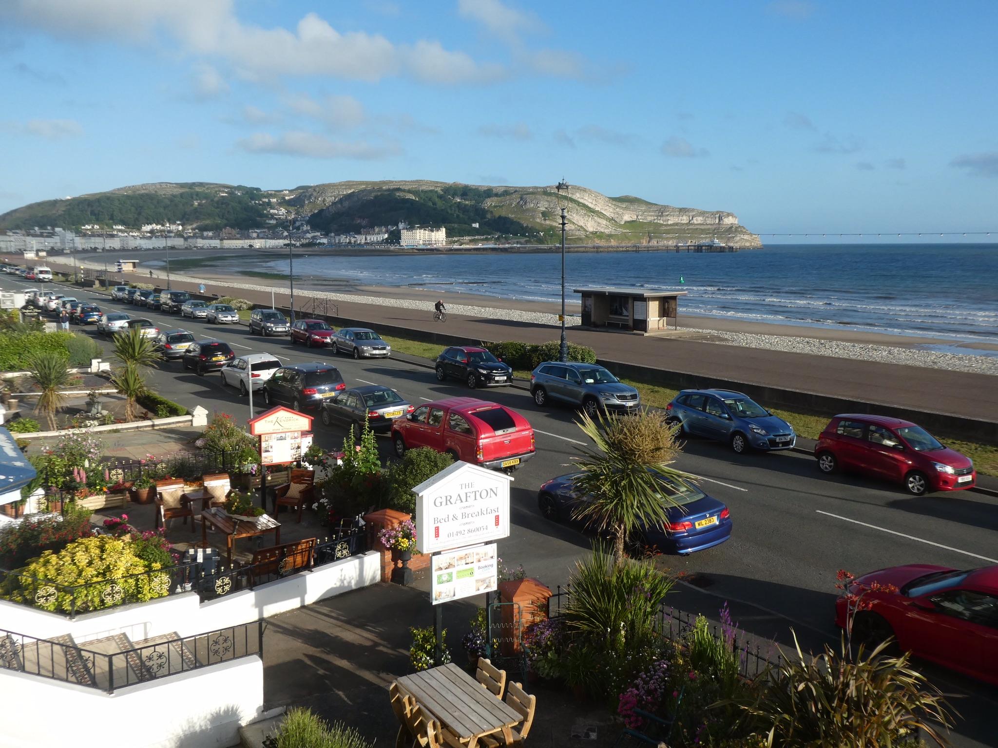 The fantastic view from our bay window