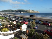 The fantastic view from our bay window