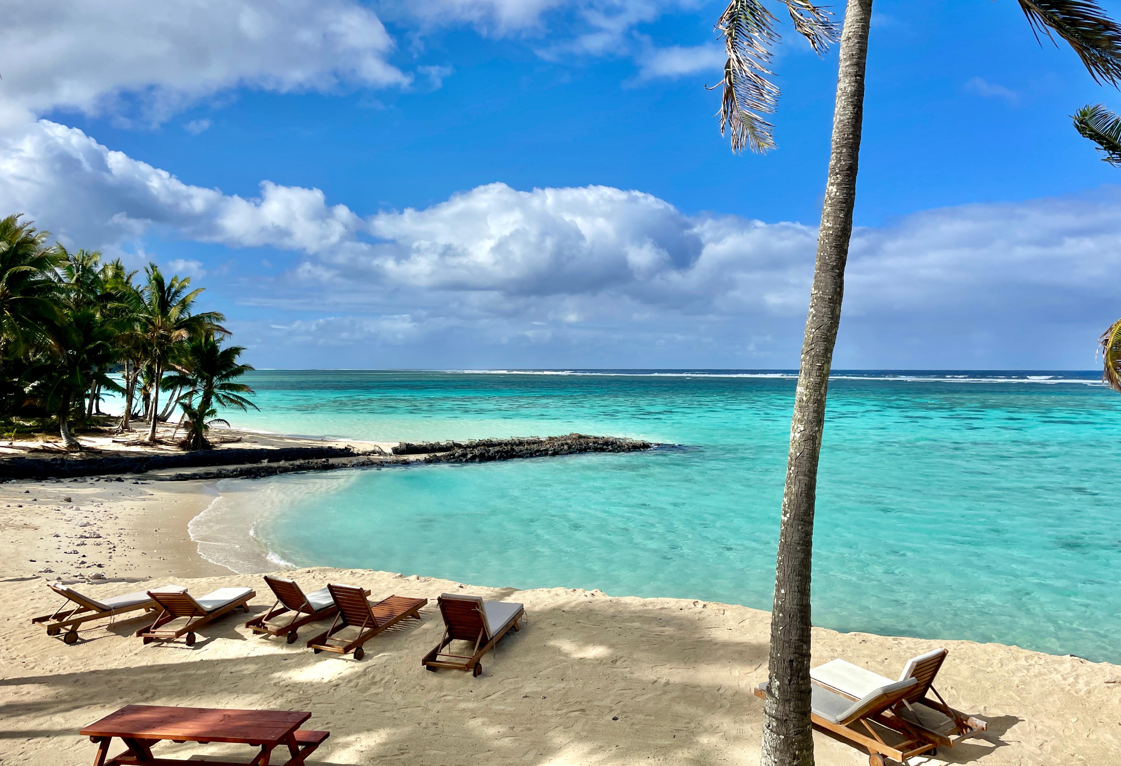 Balcony views of the lagoon 