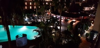 Pool at night