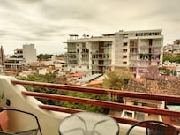 View from balcony toward the ocean