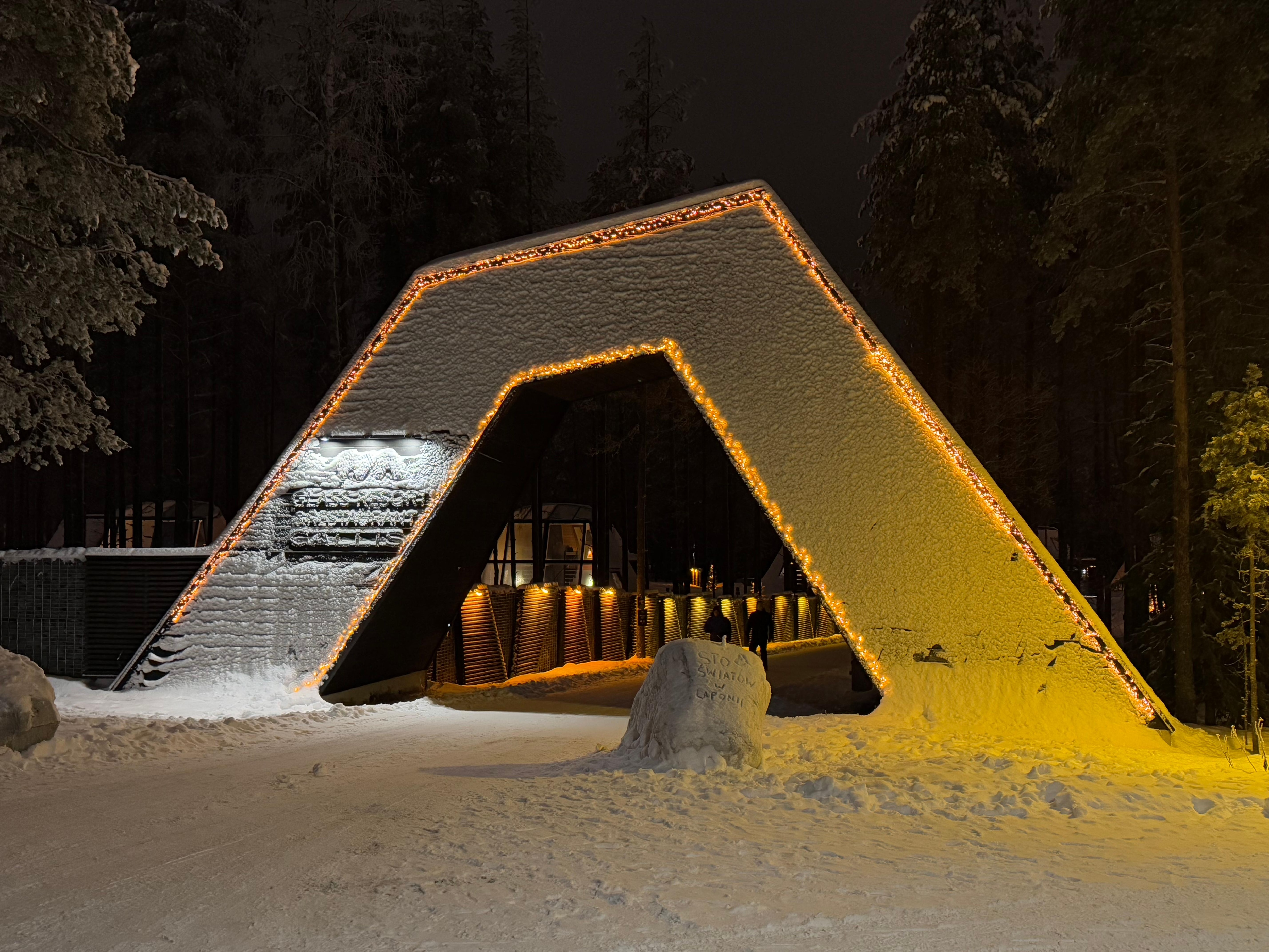 Entrance of Glass Resort