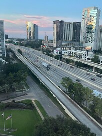 Utsikt fra rom, men godt isolert :)