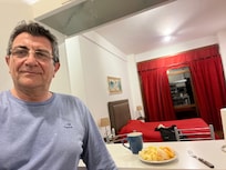 Desayunando en el Depto
