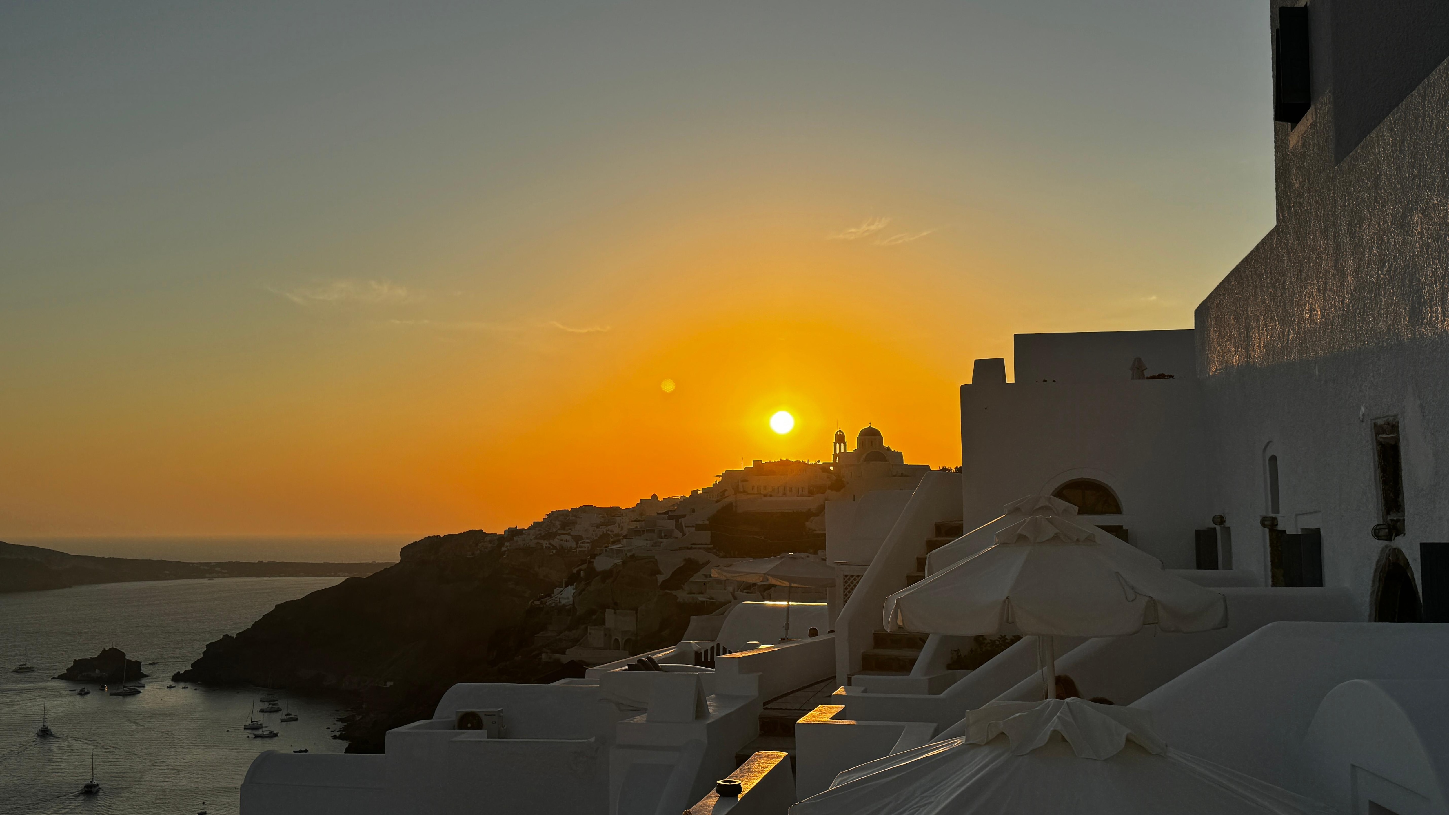 Sunset from our balcony 