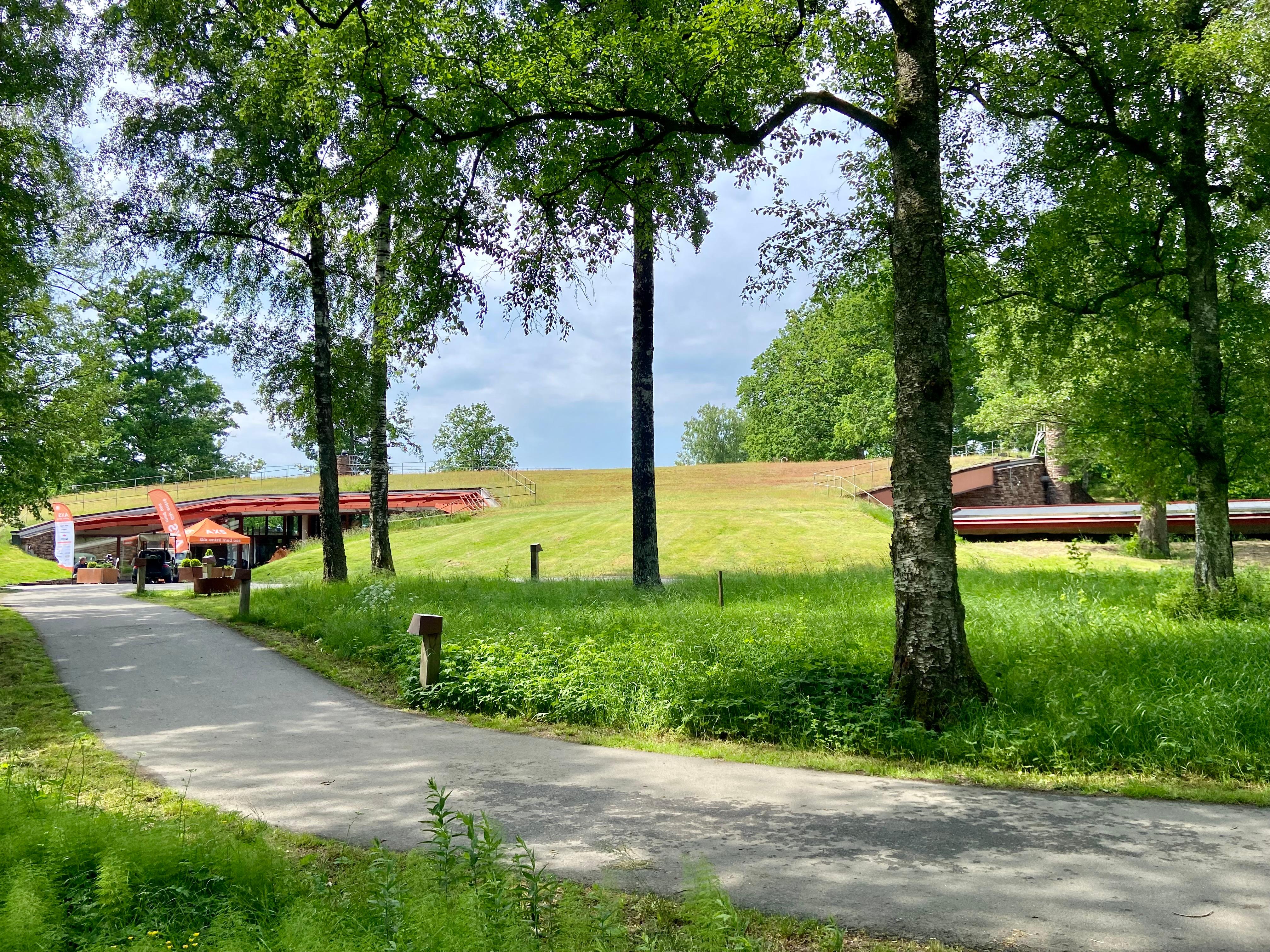 Arriving at the front of the property 