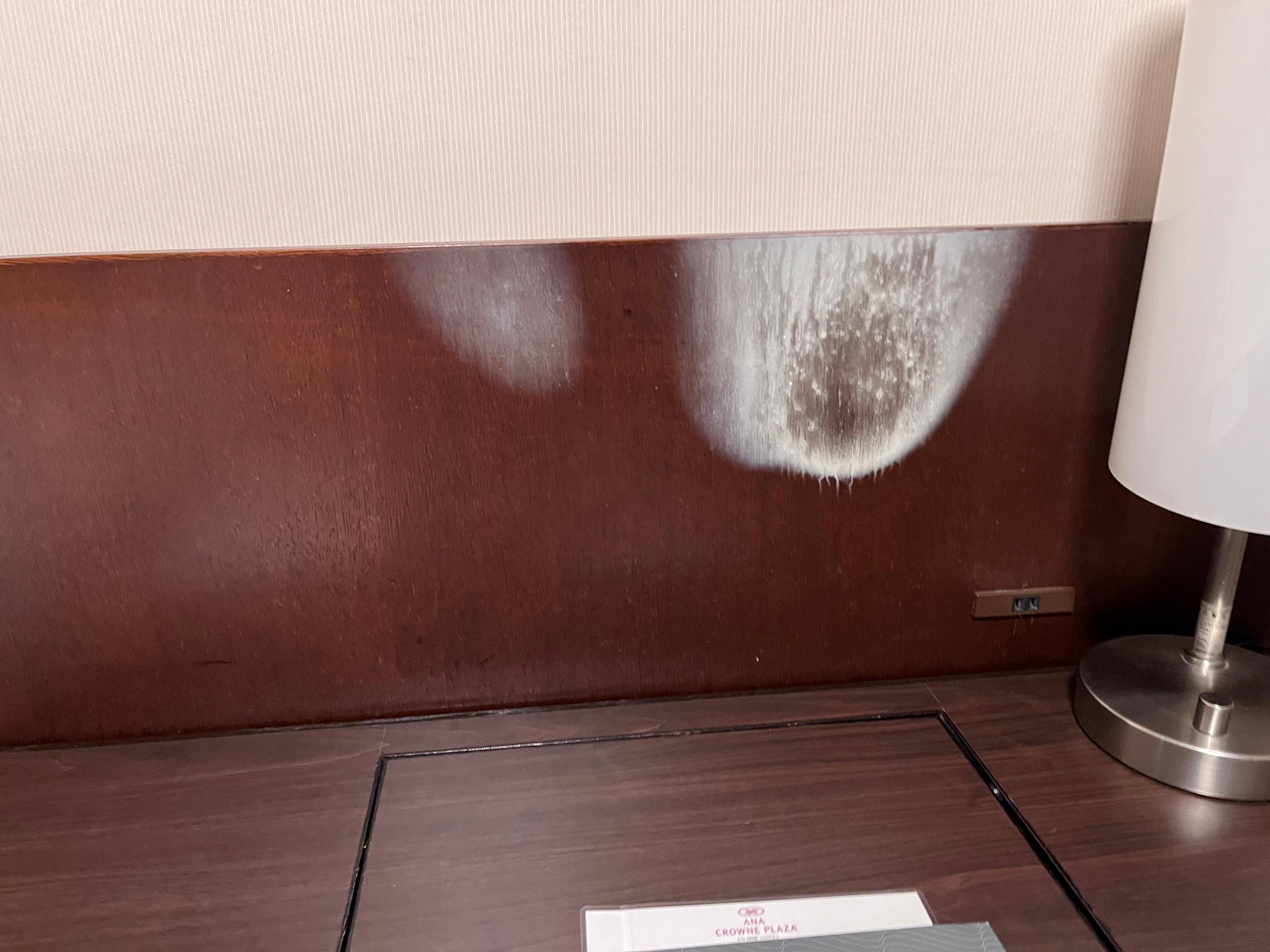 Enormous stain on furniture