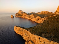 Mirador del colomer at sunset