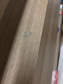 이전 숙박자가 사용한듯한 렌즈!