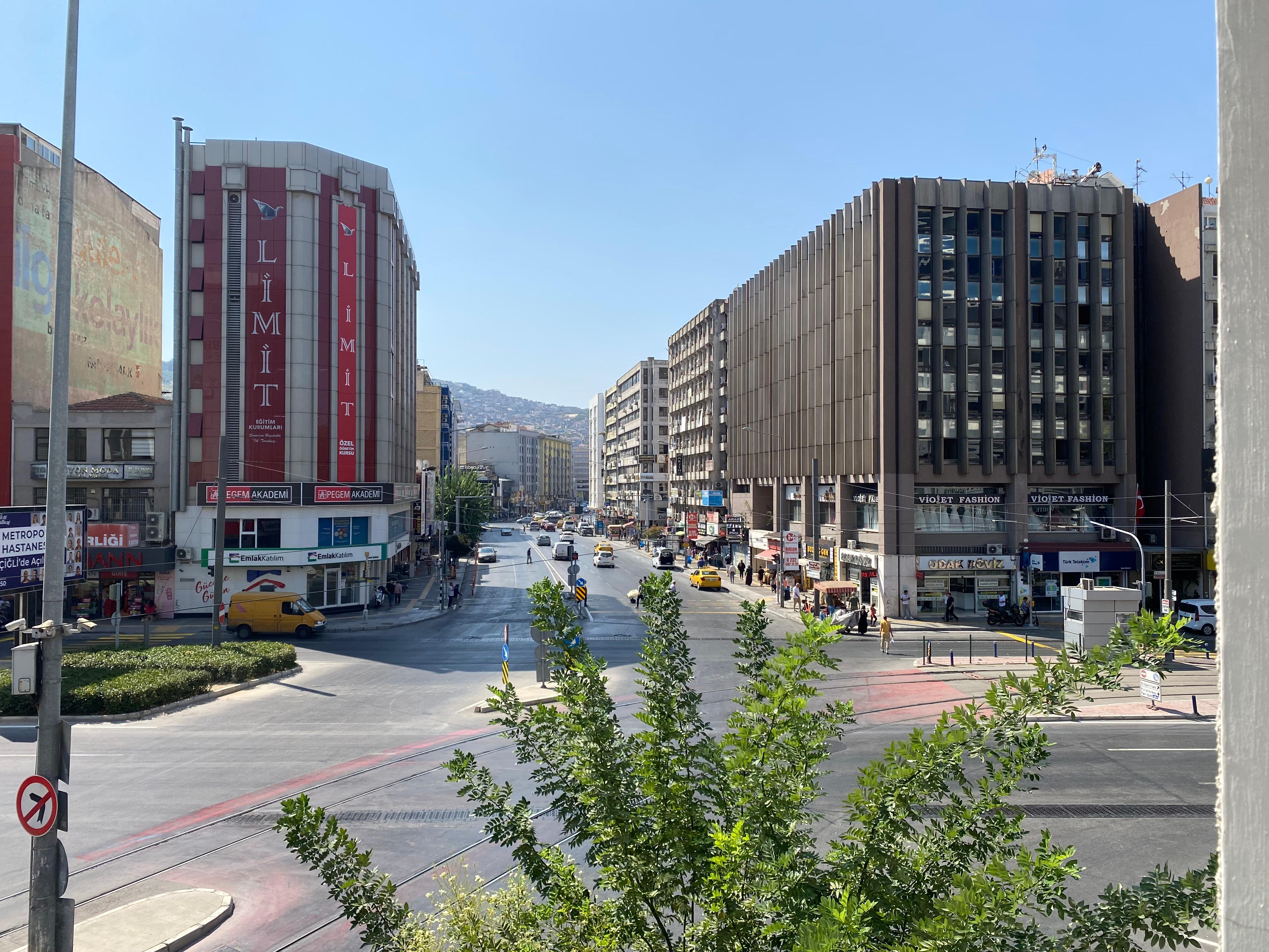 View of street from room 103. 