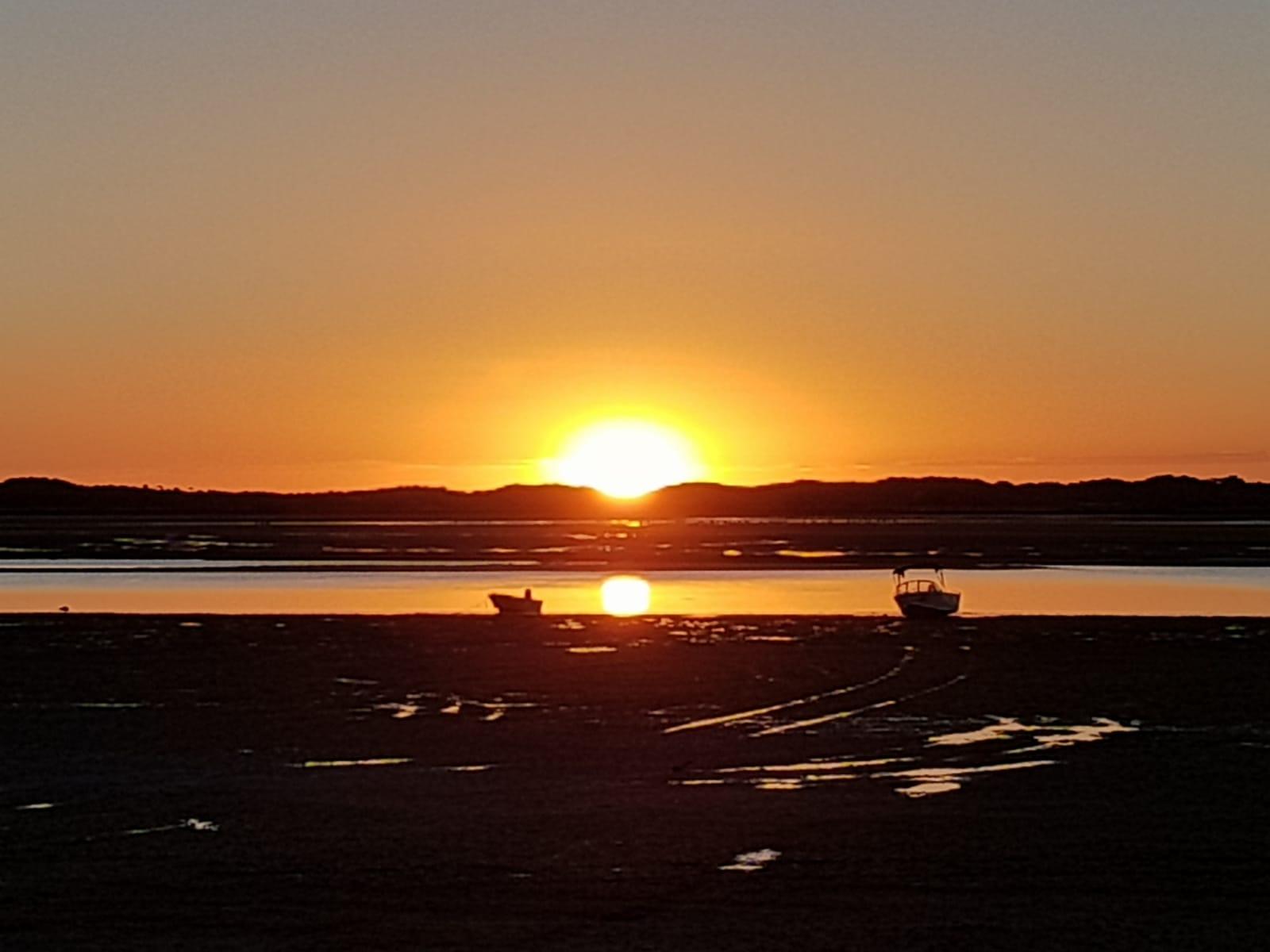 Sunset at Shallow inlet