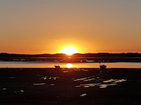 Sunset at Shallow inlet