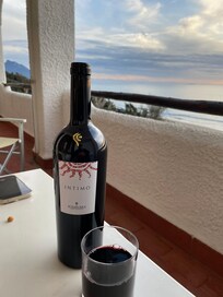 Relaxing view from balcony