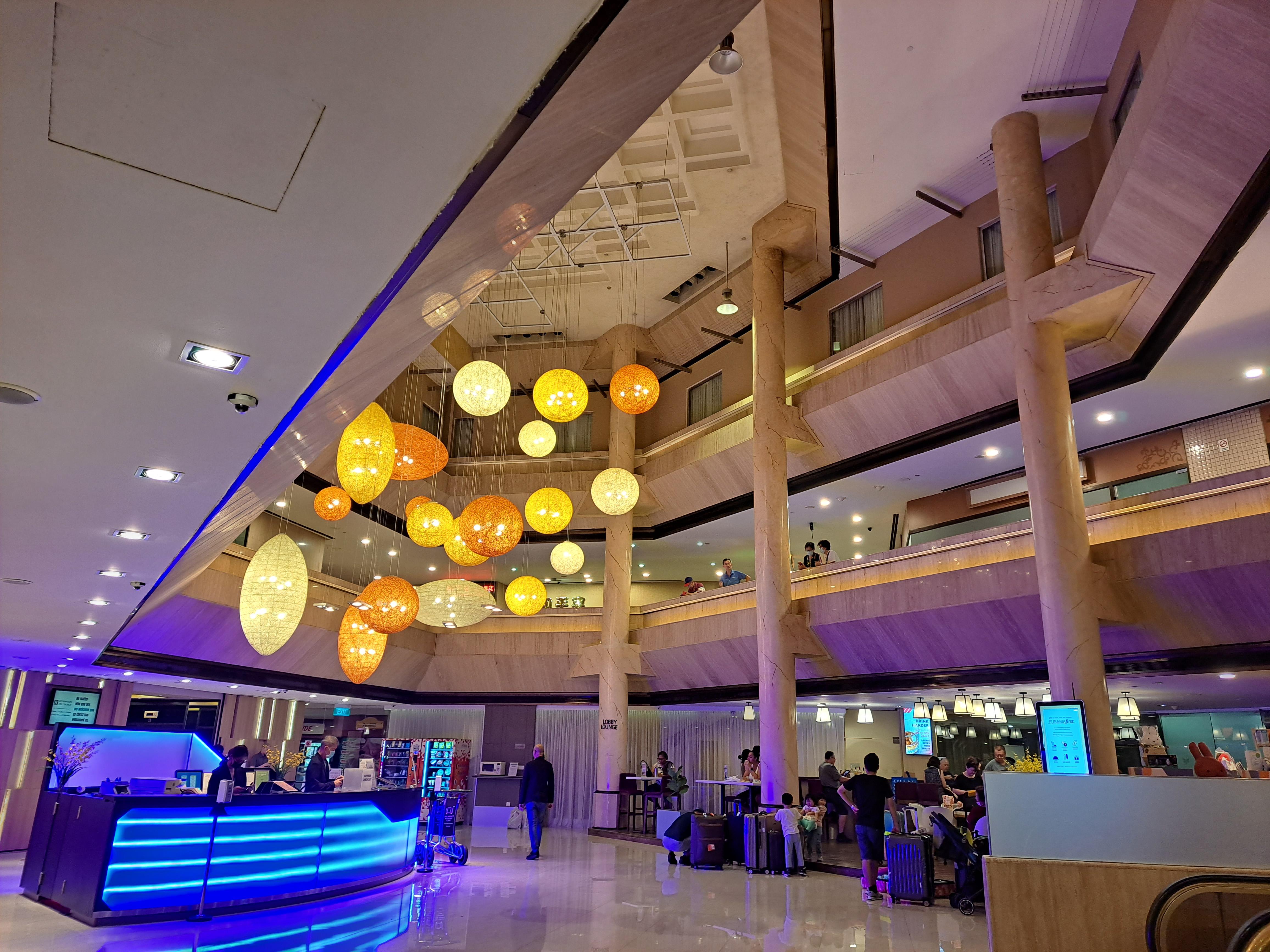 Huge reception area