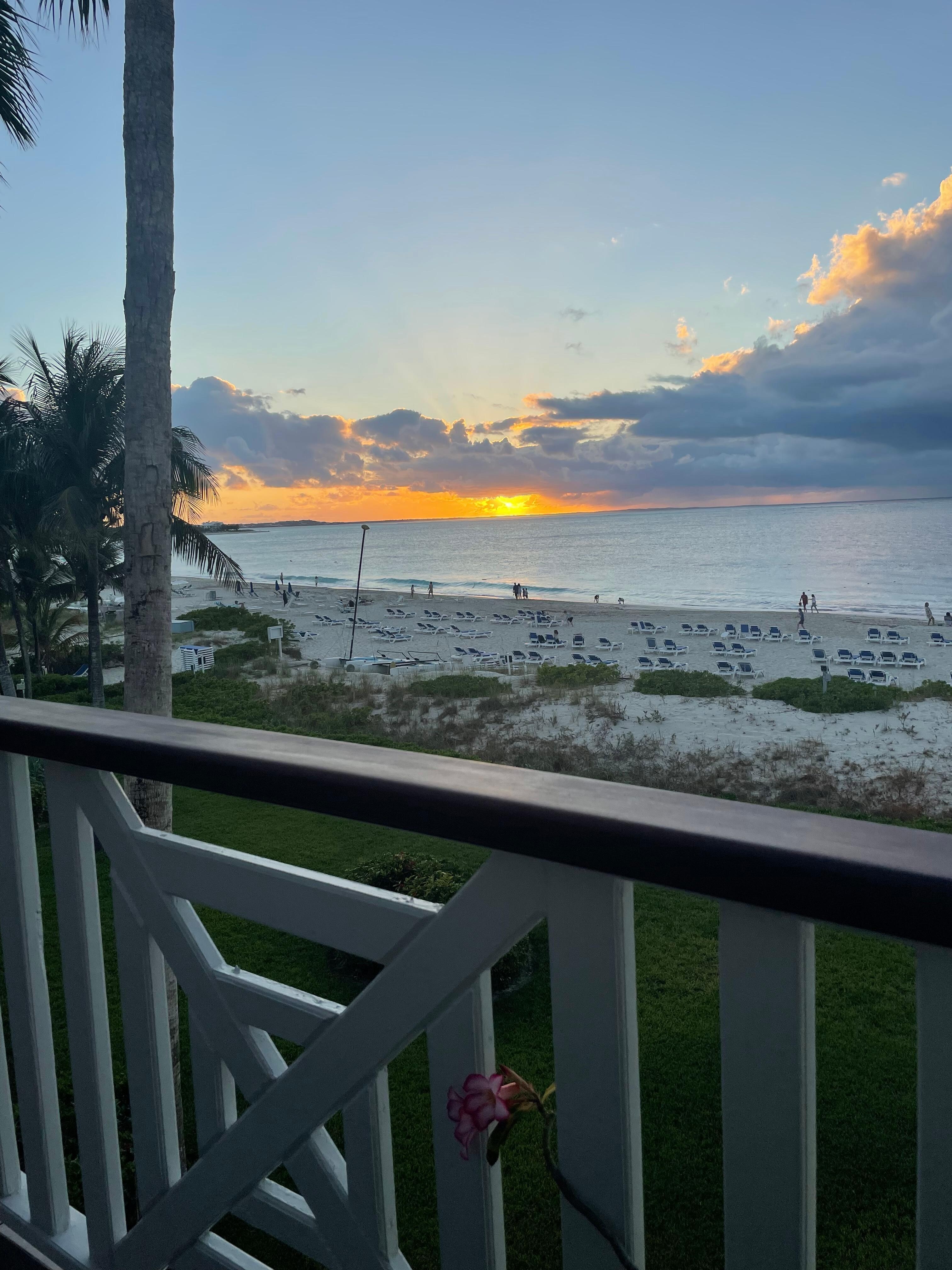 View from oceanfront studio