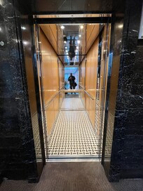 This elevator is visually fun