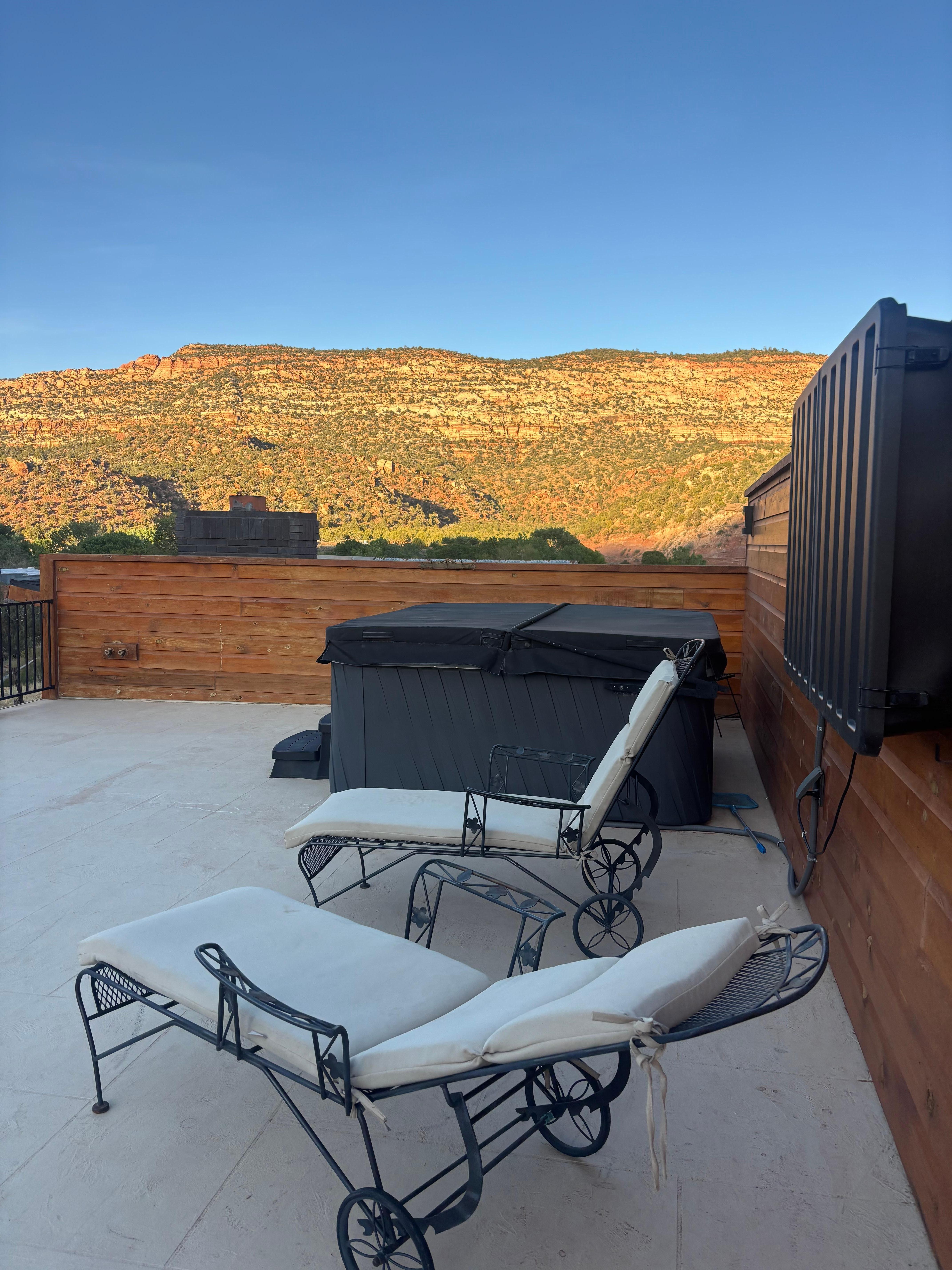 Rooftop patio