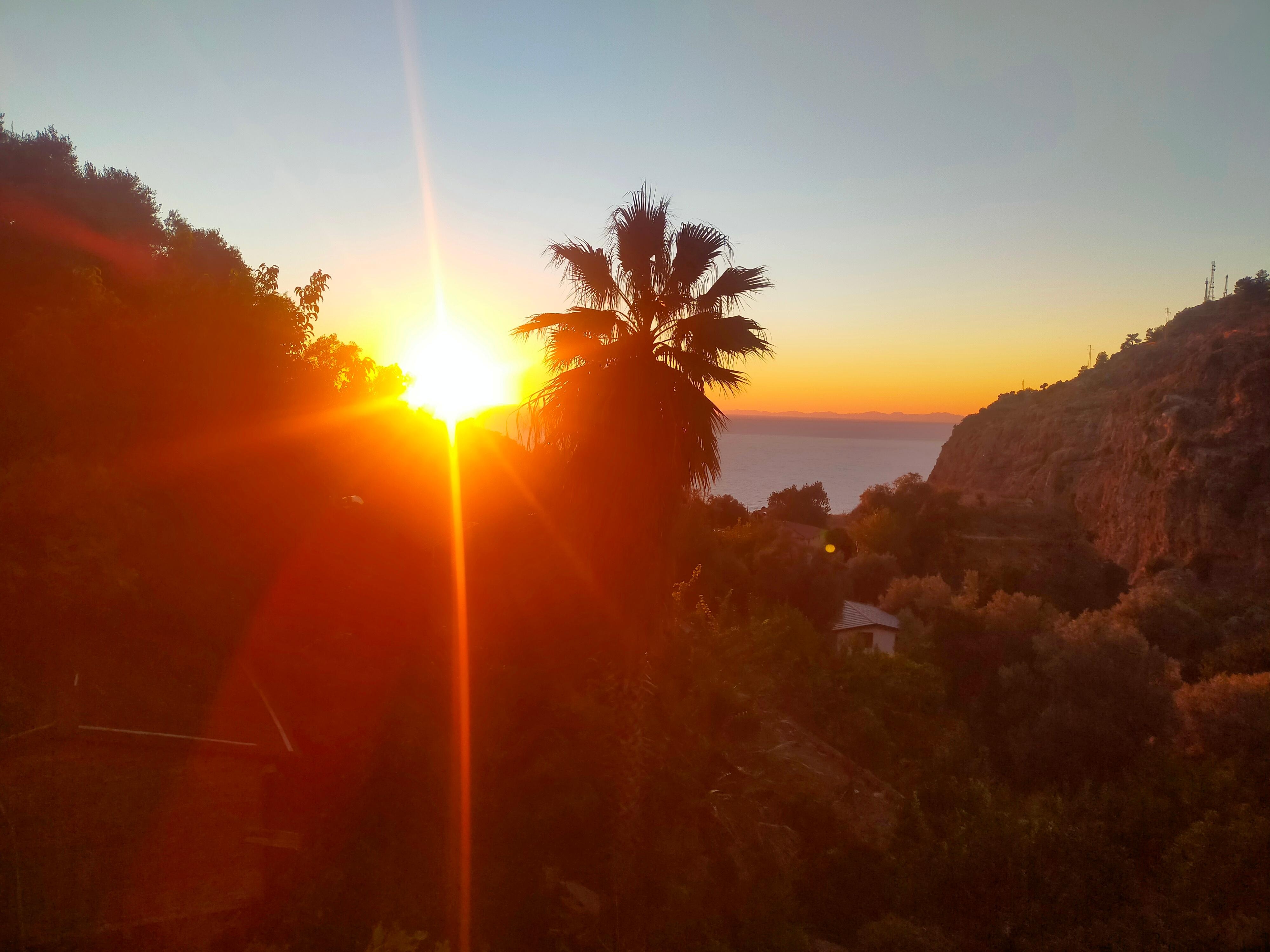 Sunset from the dining area.