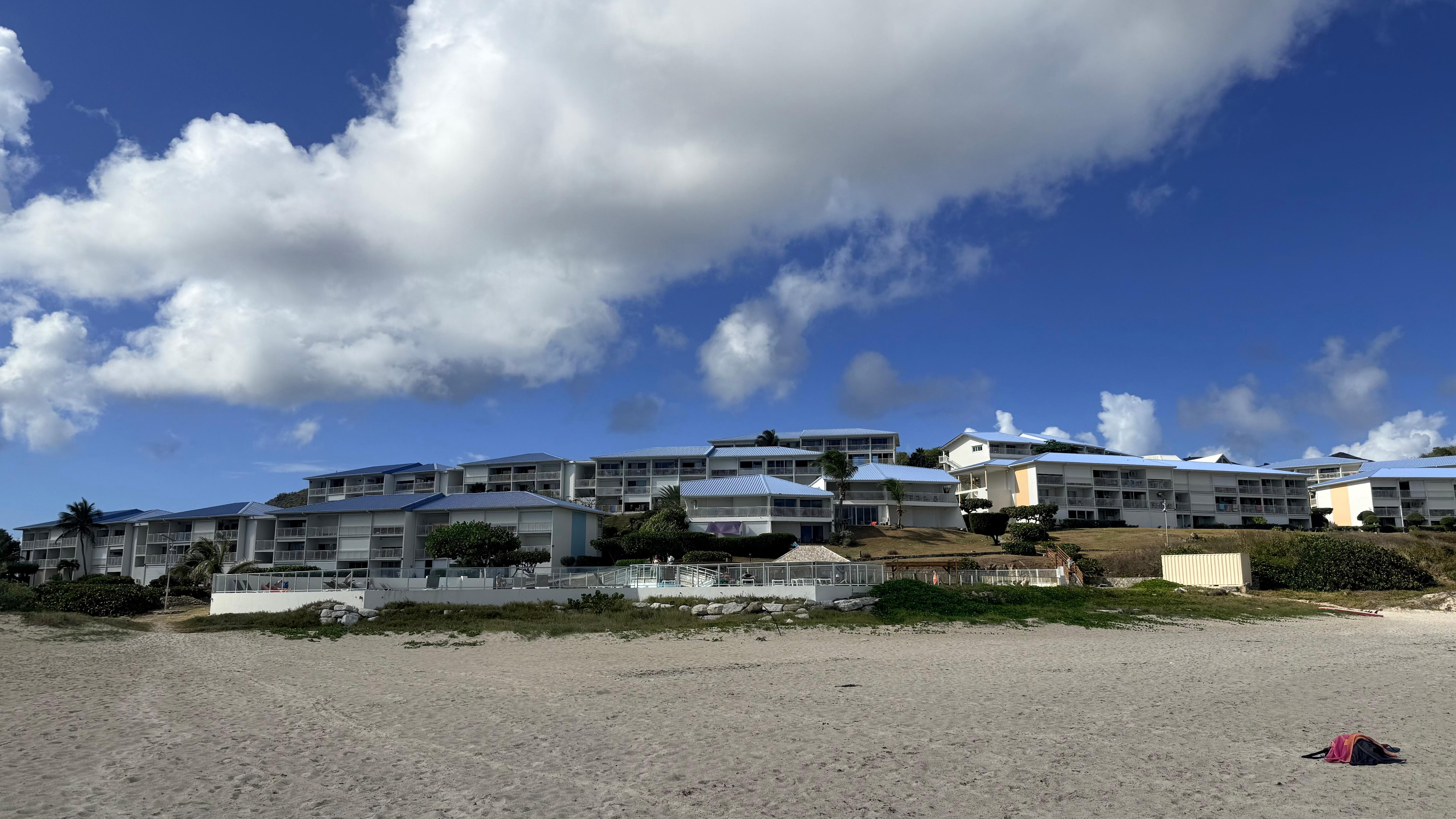 View of Mont Vernon studios from Orient beach 