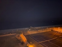 Night view from balcony