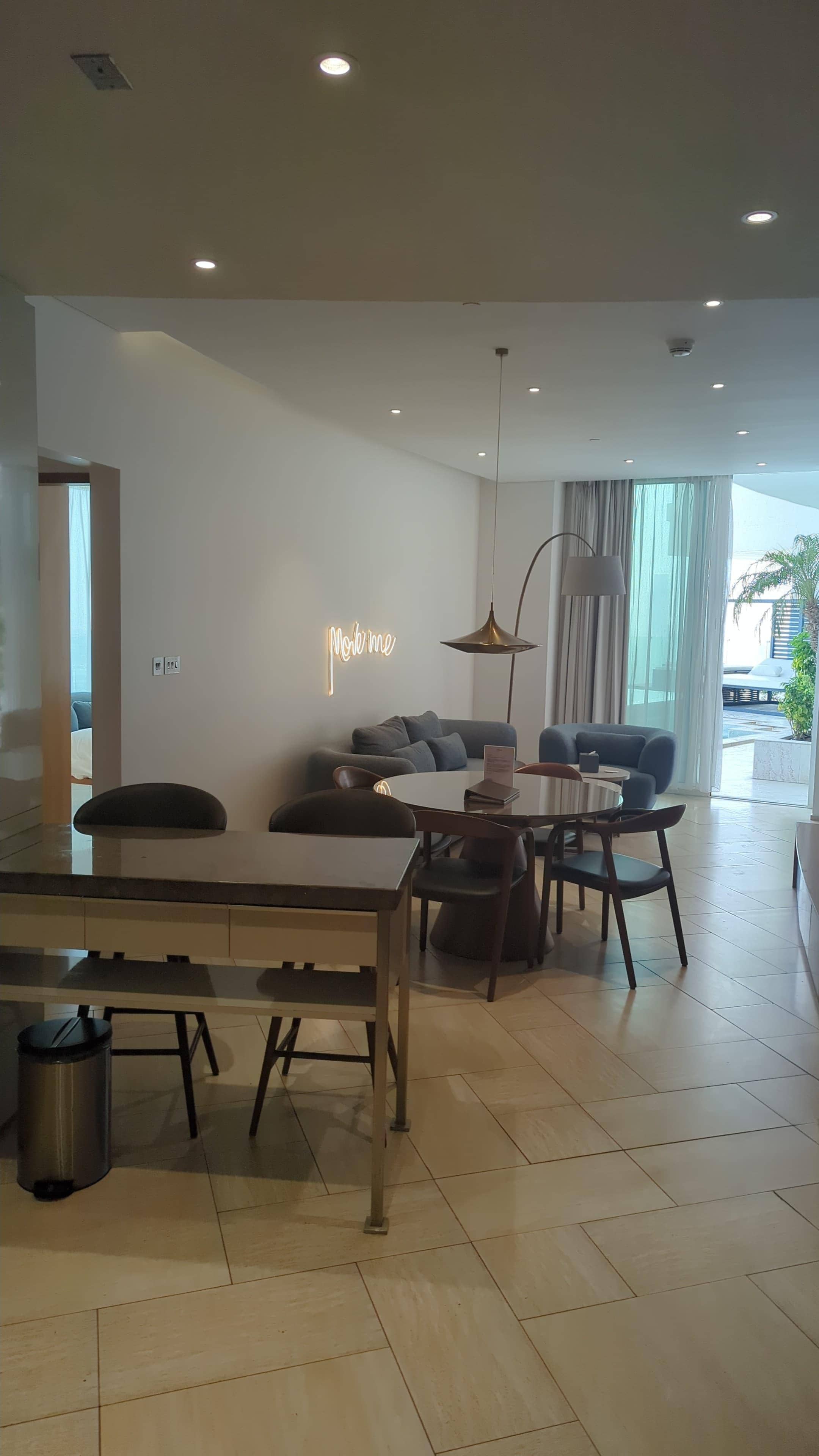 Sky villa room living room 