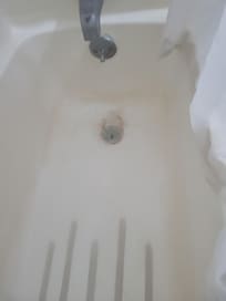 The tub was gross