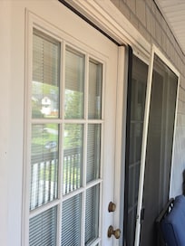Screens falling off of the house