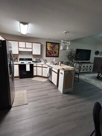 The kitchen was all set up with everything we needed and wanted.