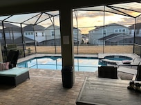 Pool and patio. Got a lot of use!