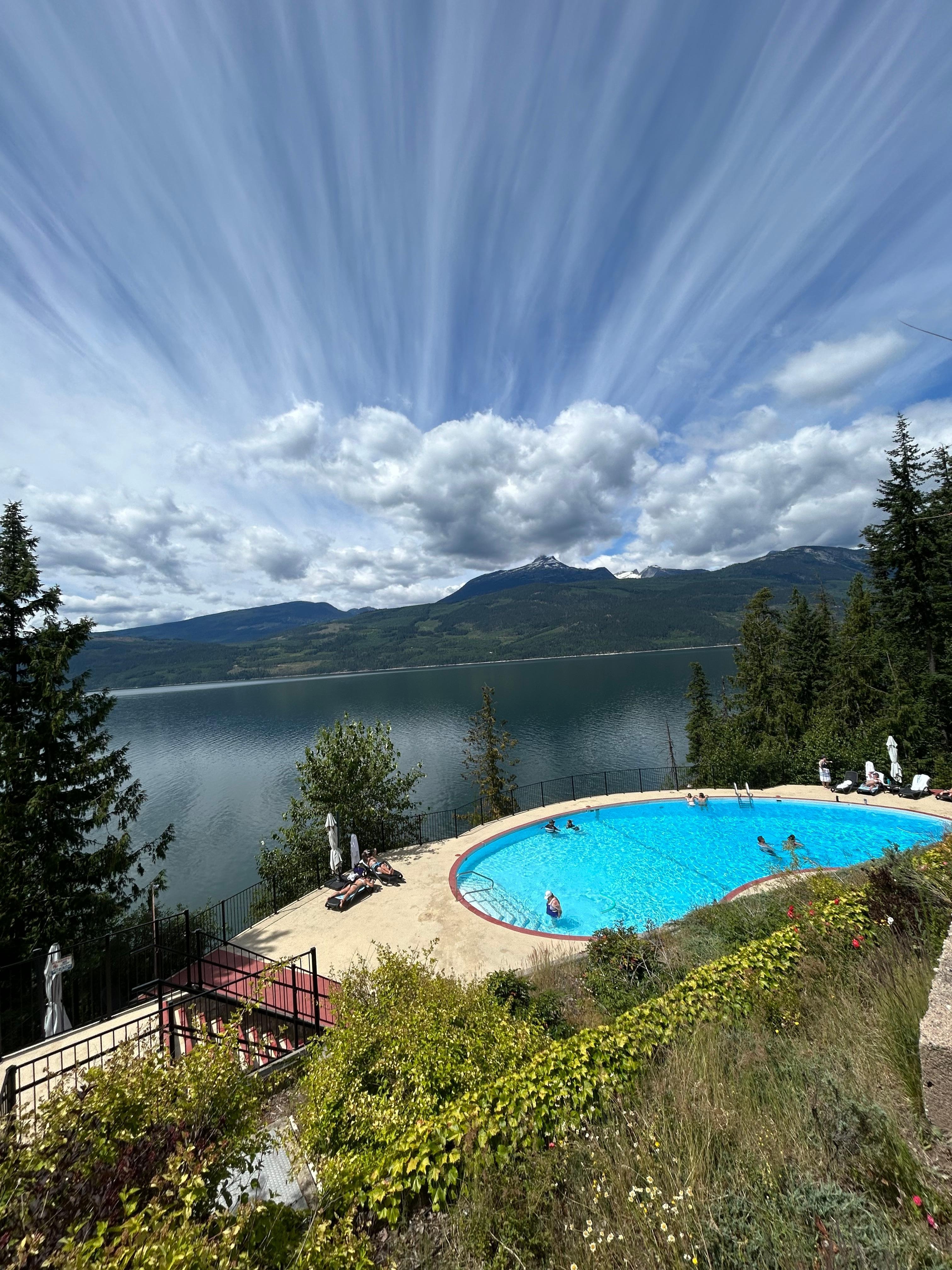 Lower level pool