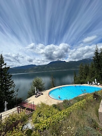 Lower level pool