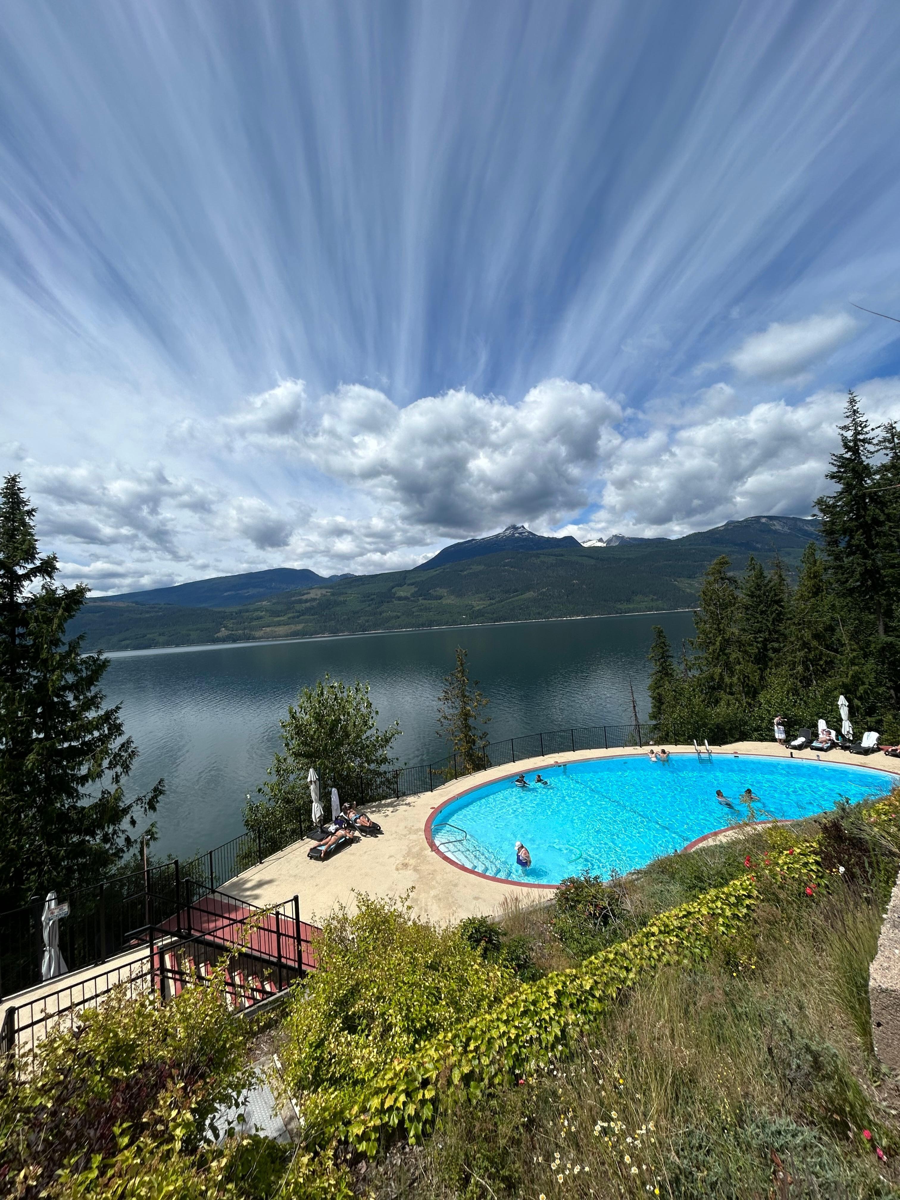 Lower level pool